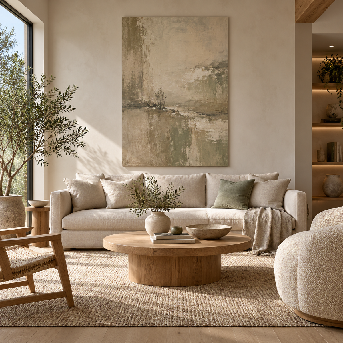 What Size Wall Art Should You Hang Above a Sofa?