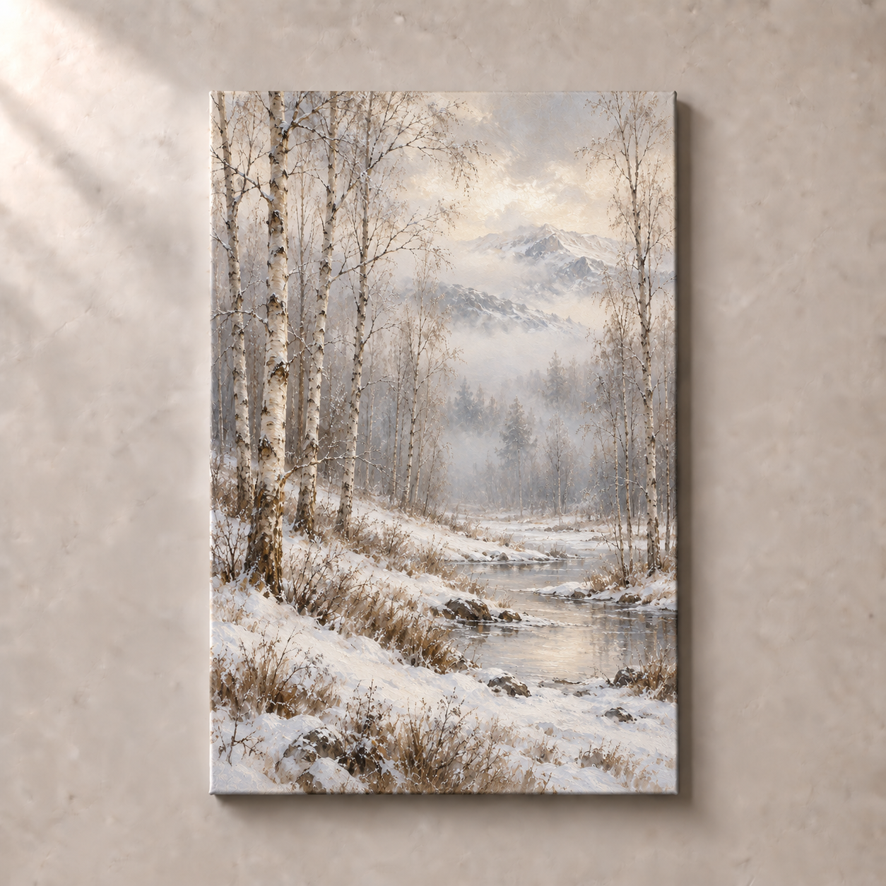 Onde o inverno permanece imóvel N.º 2 - Tela