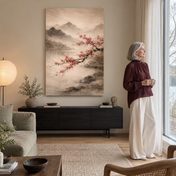Blossoms in Mist - Canvas