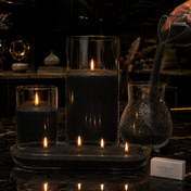 Preto Obsidiana • Recarga de Areia para Vela 500g