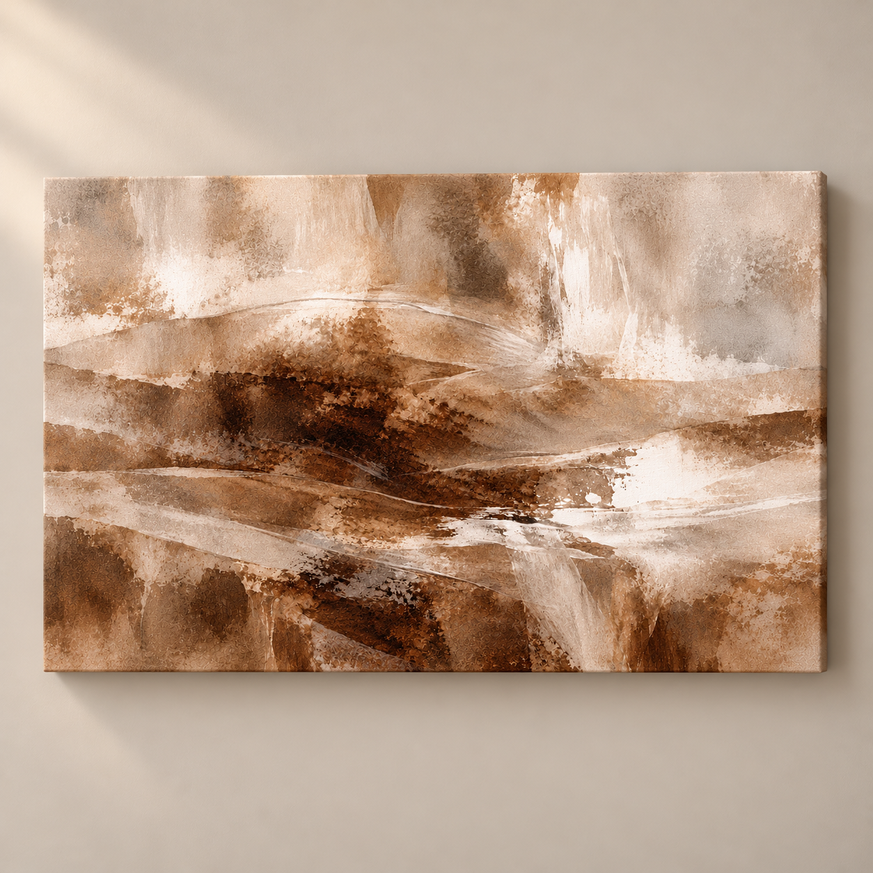 Quiet Earth Layers horizontal canvas standalone