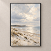 Where the Shore Grows Quiet - poster standalone mockup