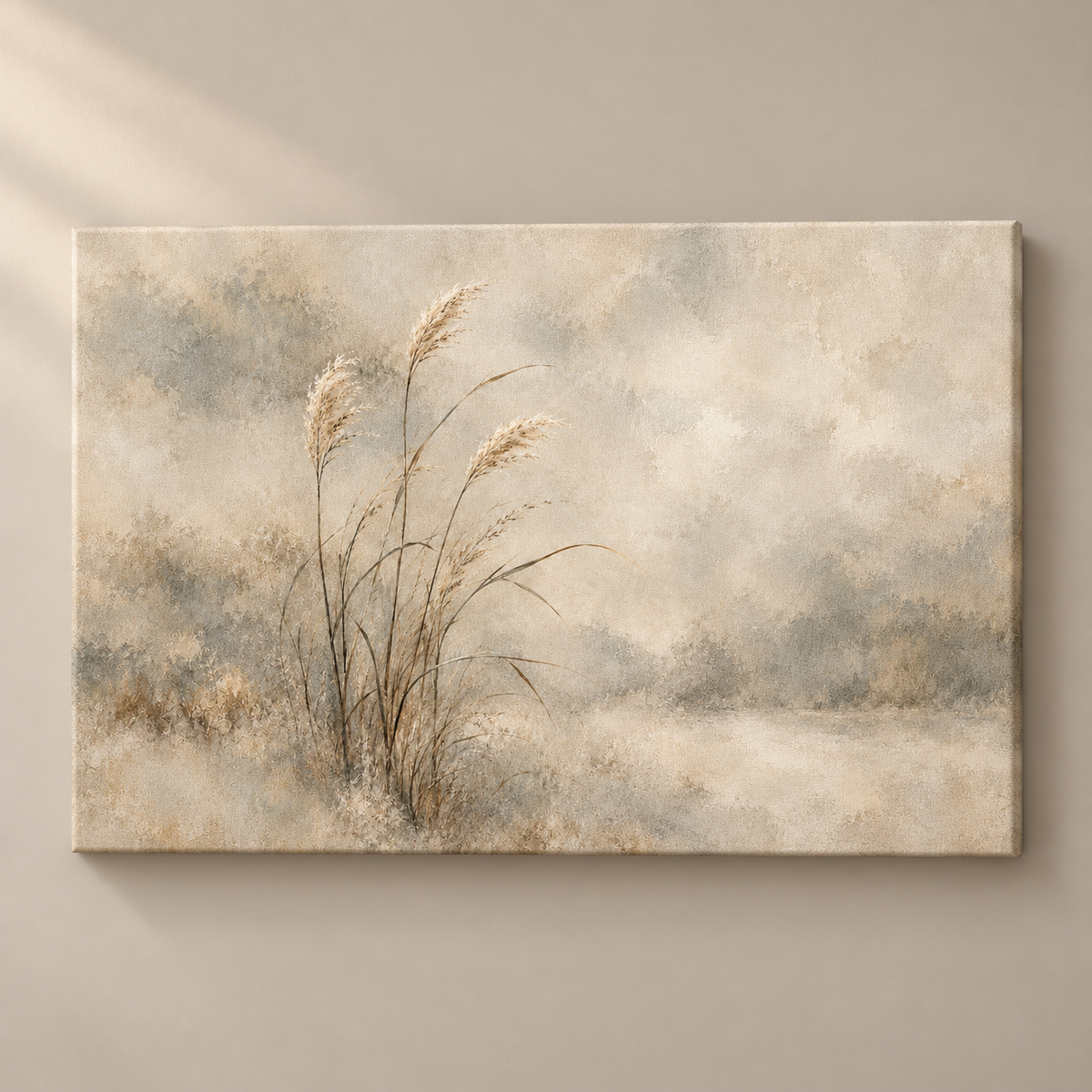 Reeds in the Pale Light - Canvas