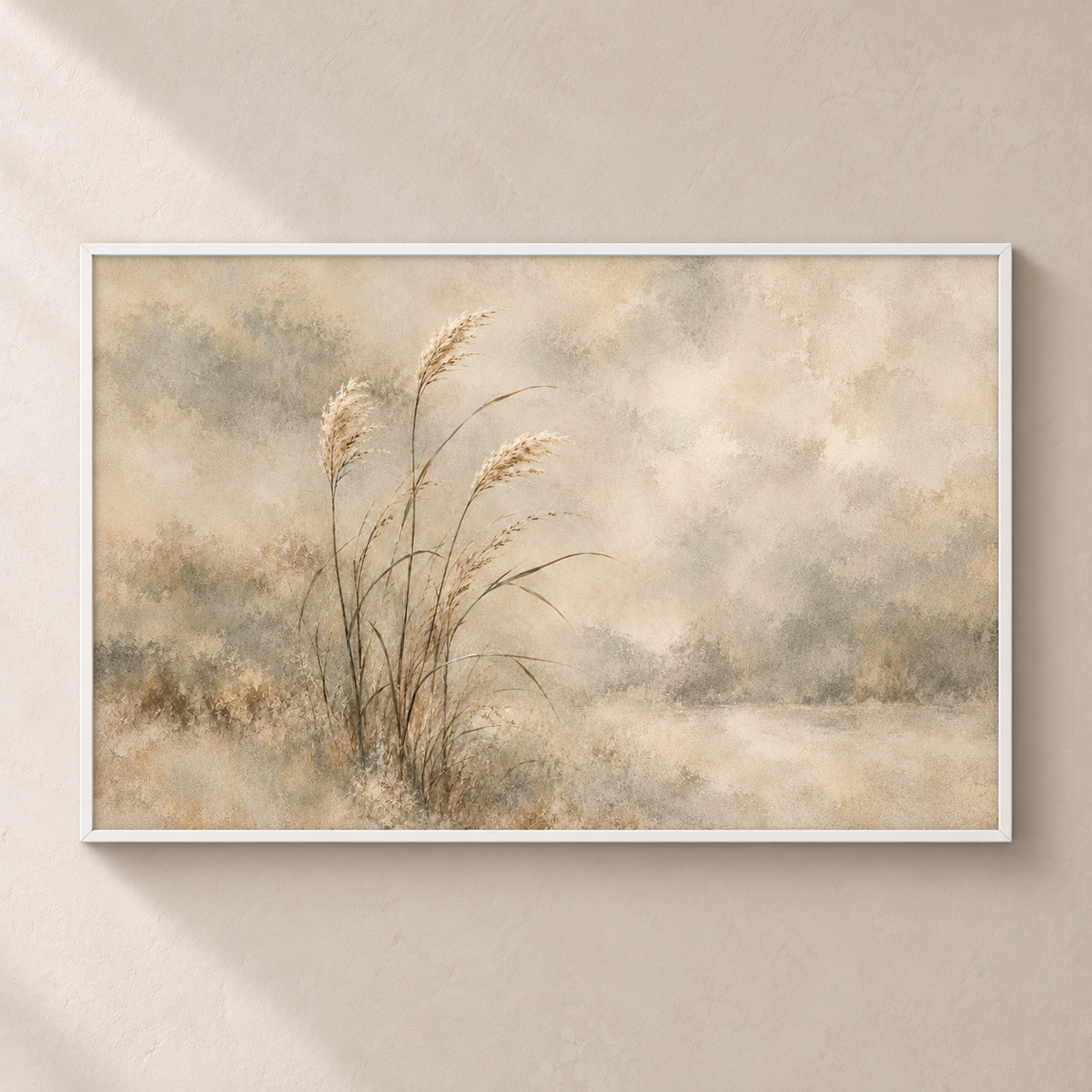 Reeds in the Pale Light - Poster