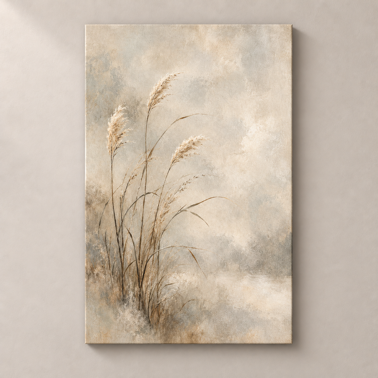 Reeds in the Pale Light - canvas standalone mockup
