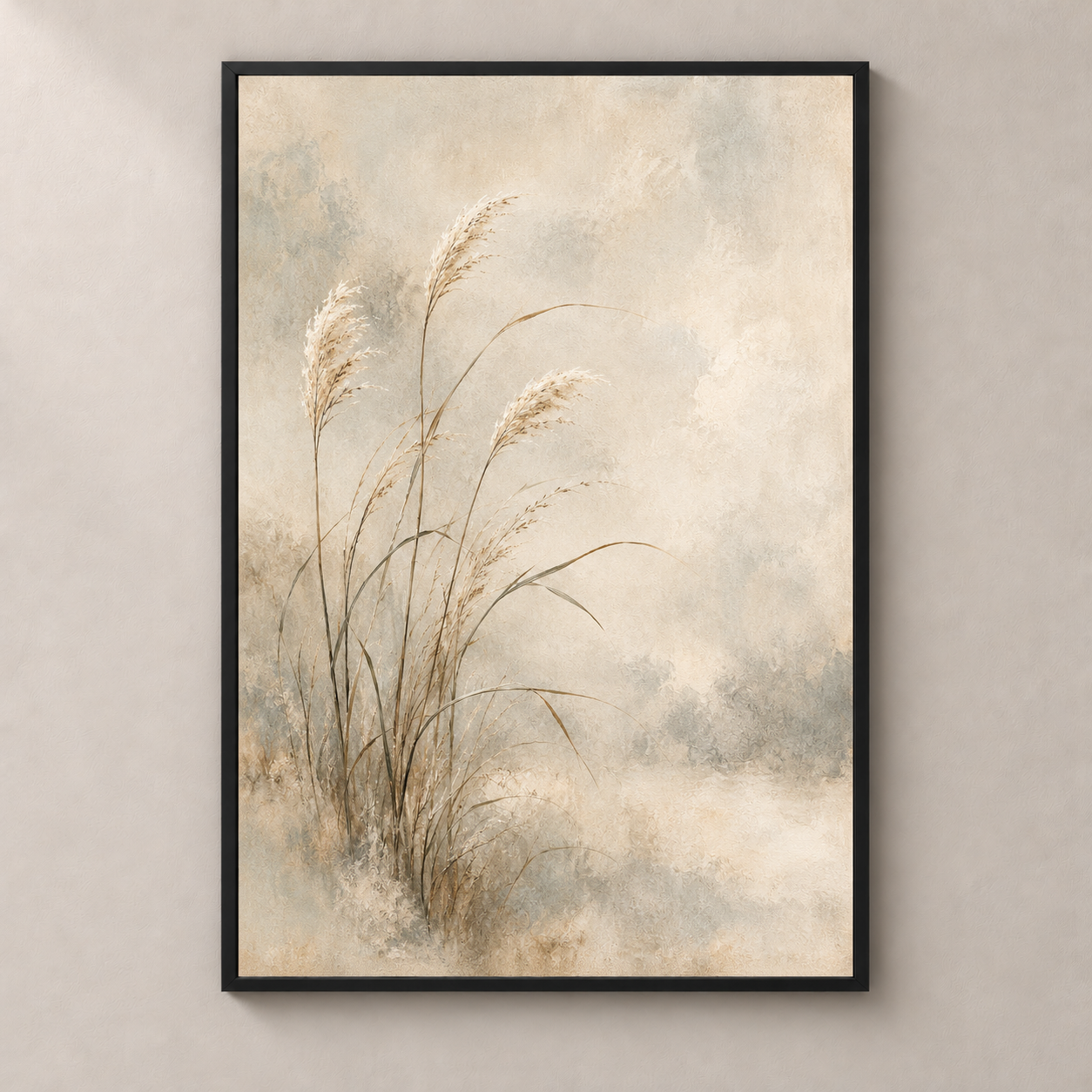 Reeds in the Pale Light - poster standalone mockup