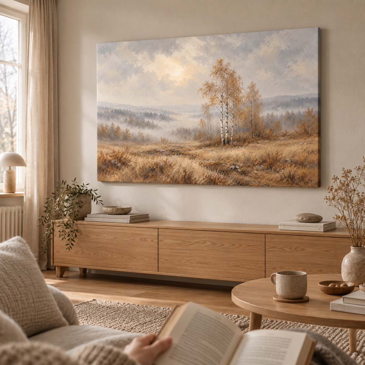 Birches After the Rain - Canvas