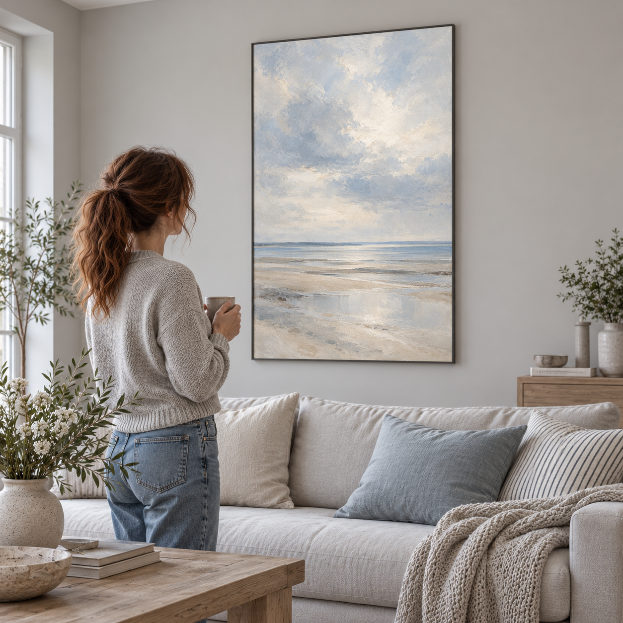 A Tide of Quiet - thin framed poster UGC