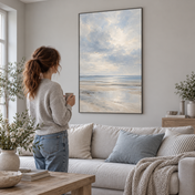 A Tide of Quiet - thin framed poster UGC