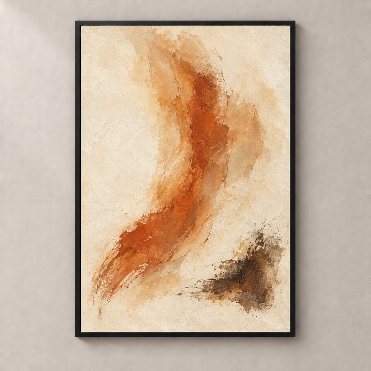 FNR-ART-0012 - thin framed poster front view
