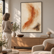 Ochre in Still Motion - poster UGC in a modern home