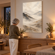 Mist Across the Valley - canvas UGC