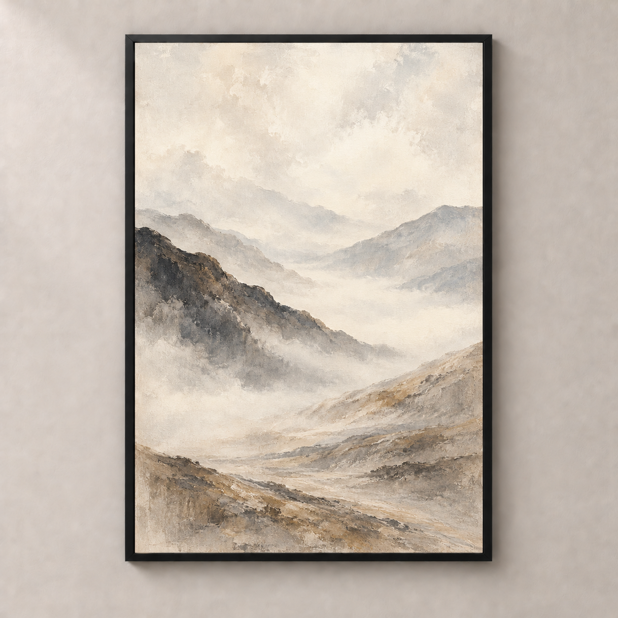 FNR-ART-0013 - thin framed poster front view