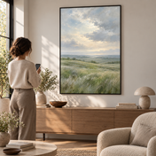 A Meadow in Silver Light - poster ugc mockup