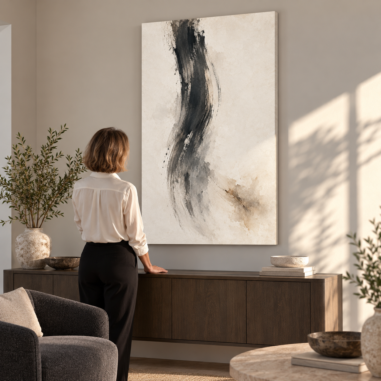 The Weight of Silence - canvas ugc mockup