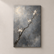 Plum Branch in Dusk - canvas standalone mockup