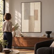 Measured Calm - poster UGC in a modern home