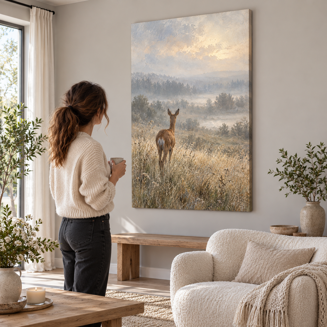 The Quiet Visitor - canvas UGC