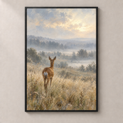 The Quiet Visitor - thin framed poster front view
