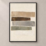 Intervals in Stone - thin framed poster front view