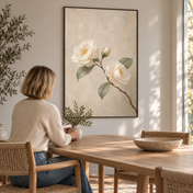 Camellia in Pale Morning - poster UGC