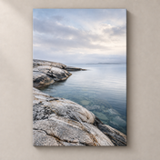 At the Edge of the Tide - frameless canvas front view