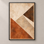 Clay in Counterpoint - thin framed poster front view