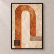 The Open Portal - thin framed poster front view