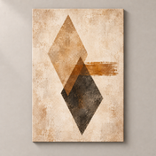 Diamond Stillness - frameless canvas front view