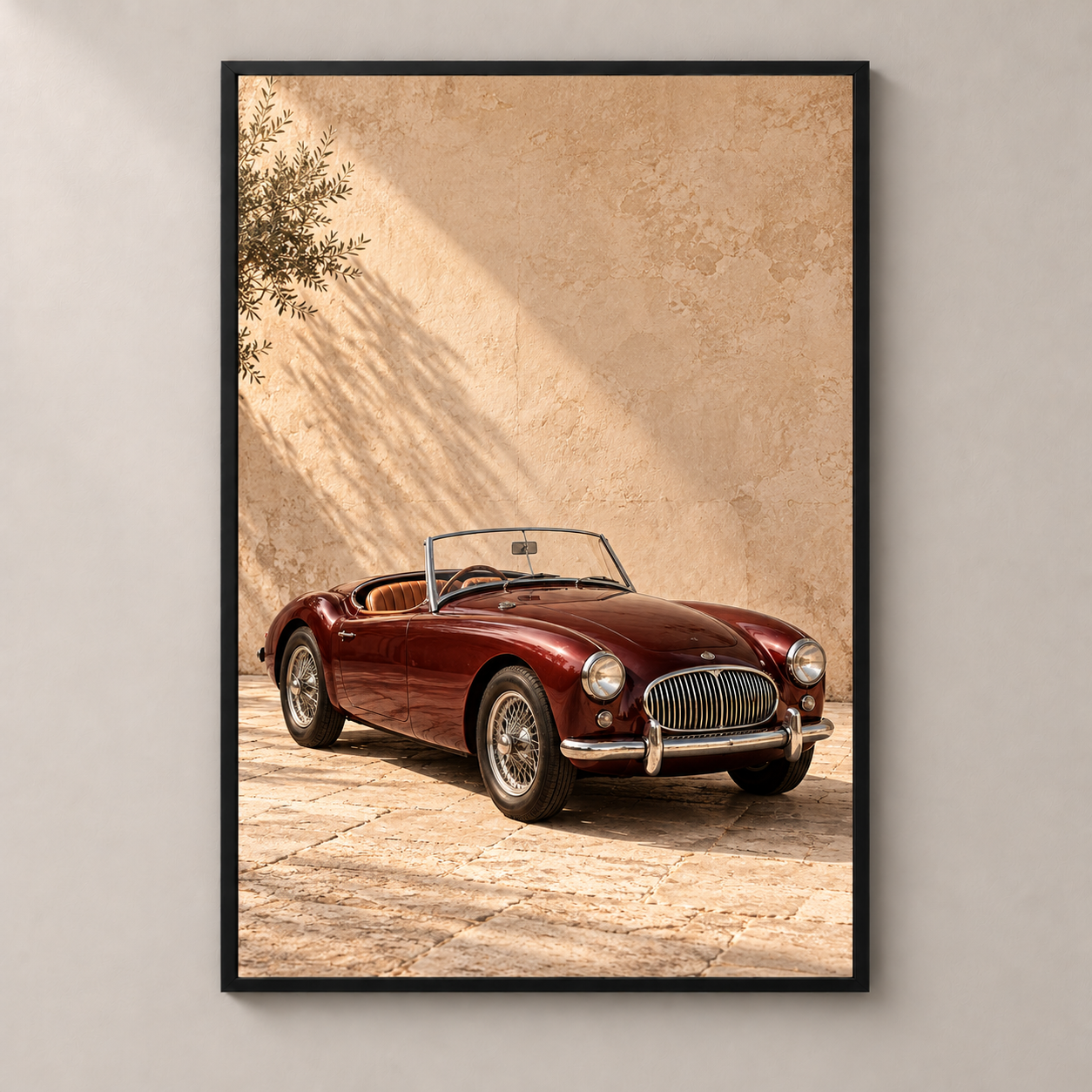 The Sunday Roadster - poster standalone mockup