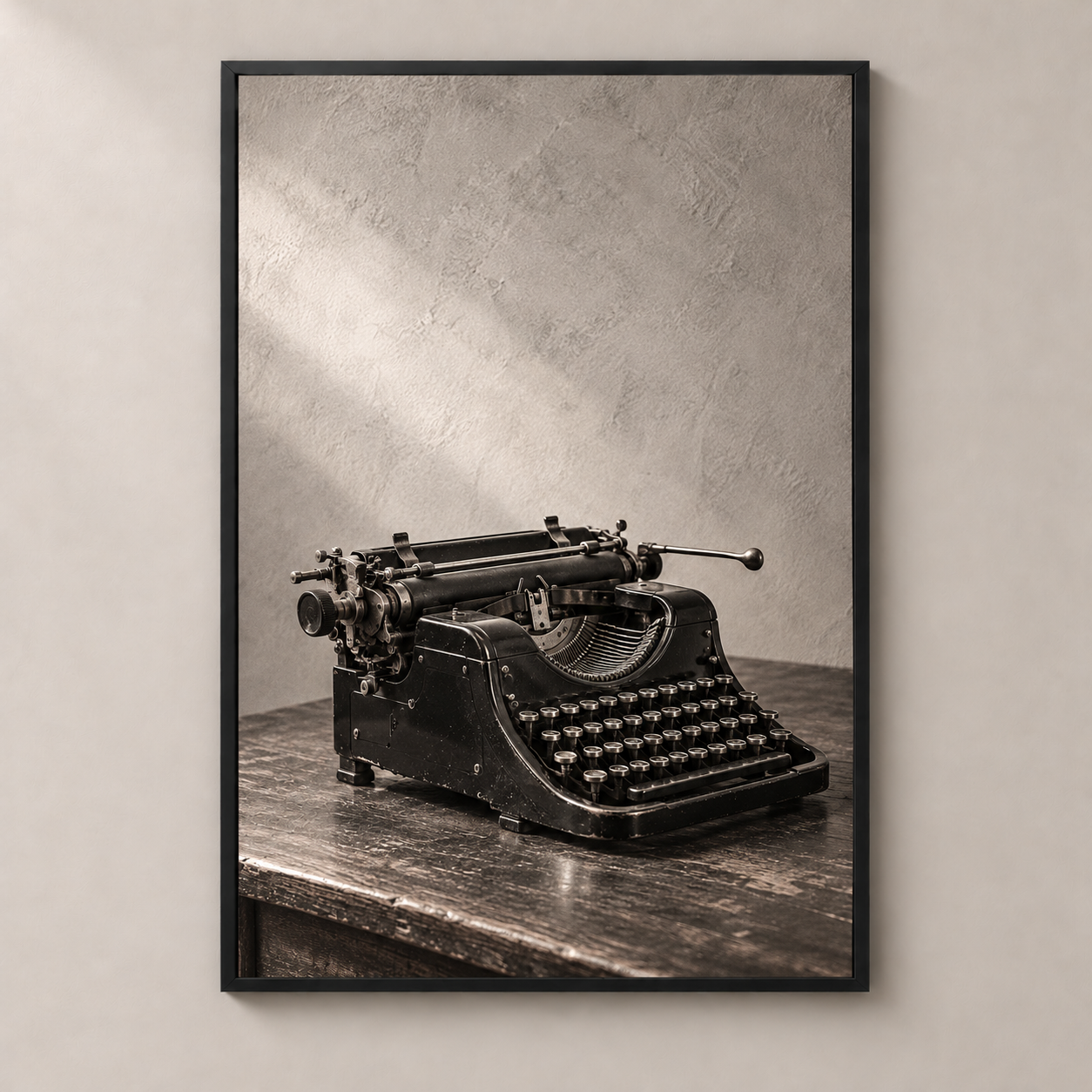 Letters Never Sent - poster standalone mockup