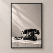 A Call Remembered - thin framed poster front view