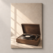 When Records Waited - frameless canvas front view