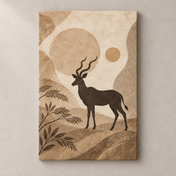 Kudu in the Evening Hush - canvas standalone mockup