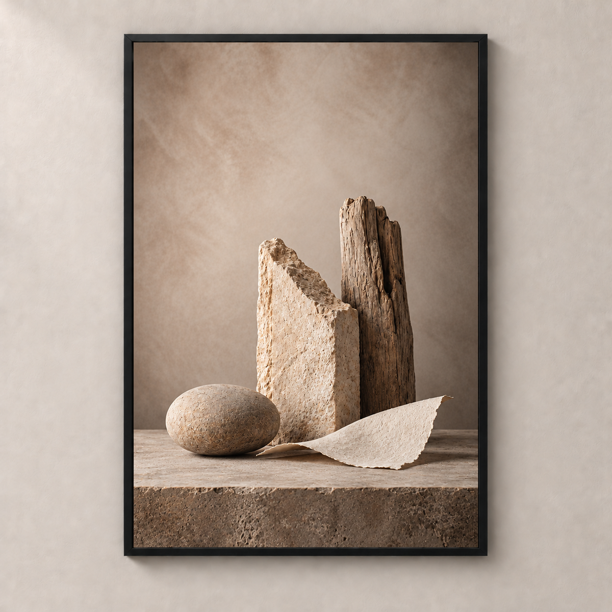 Rustic Nordic Zen N.º 2 - Poster