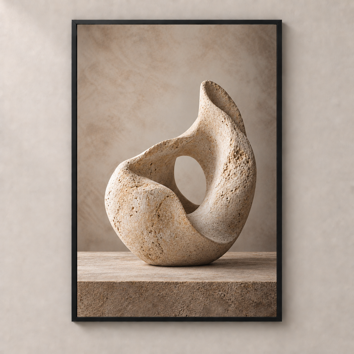 Rústico Nórdico Zen N.º 3 - Póster
