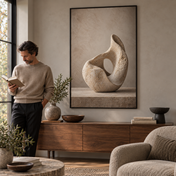Rustic Nordic Zen No.3 - Poster lifestyle