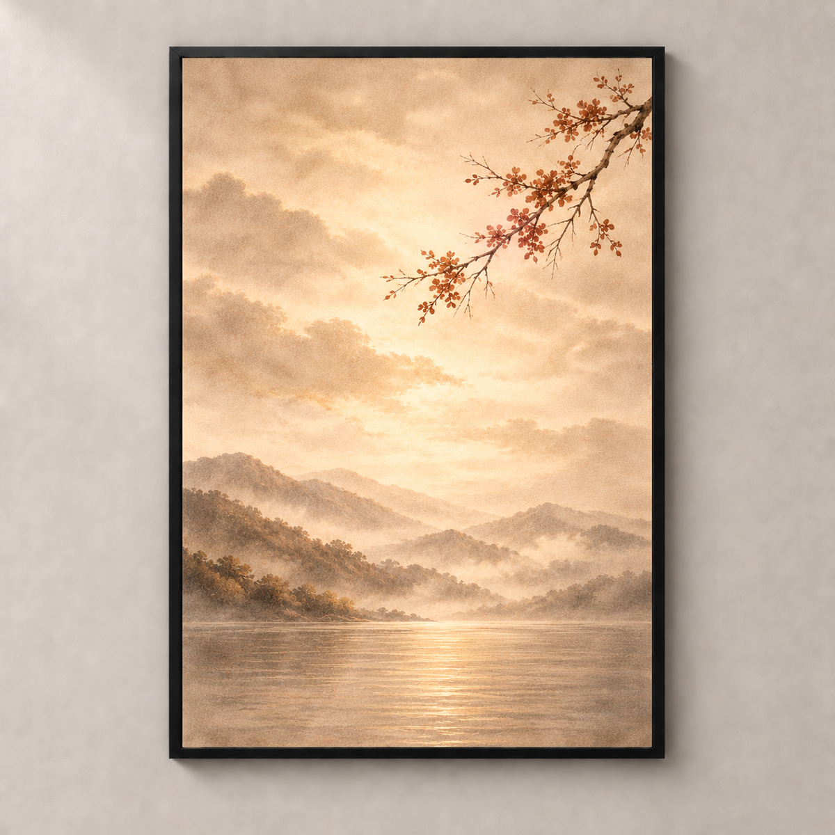 Sunlit Blossom Landscape No.4 - Poster