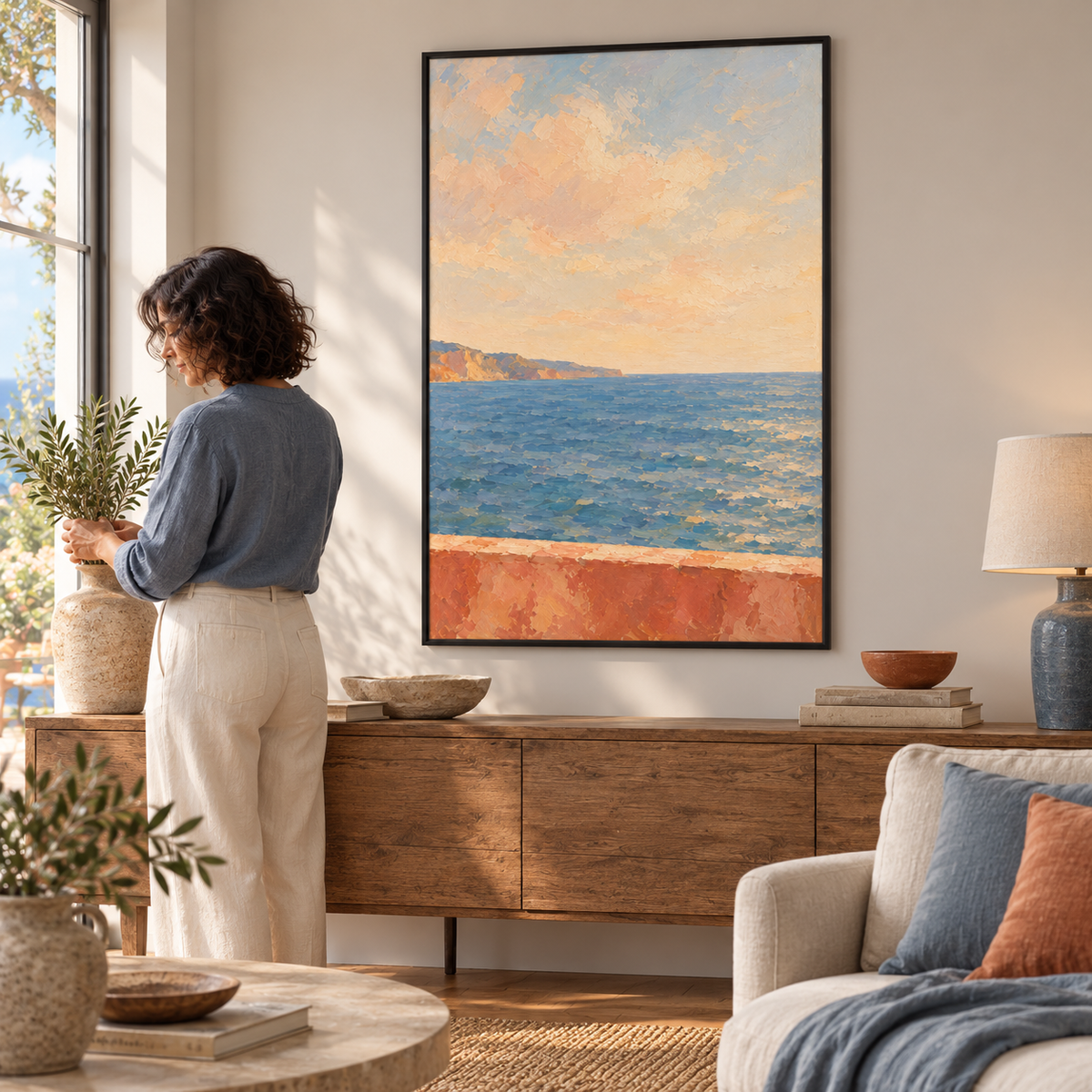 Warm Coastal Passage No.2 - Poster