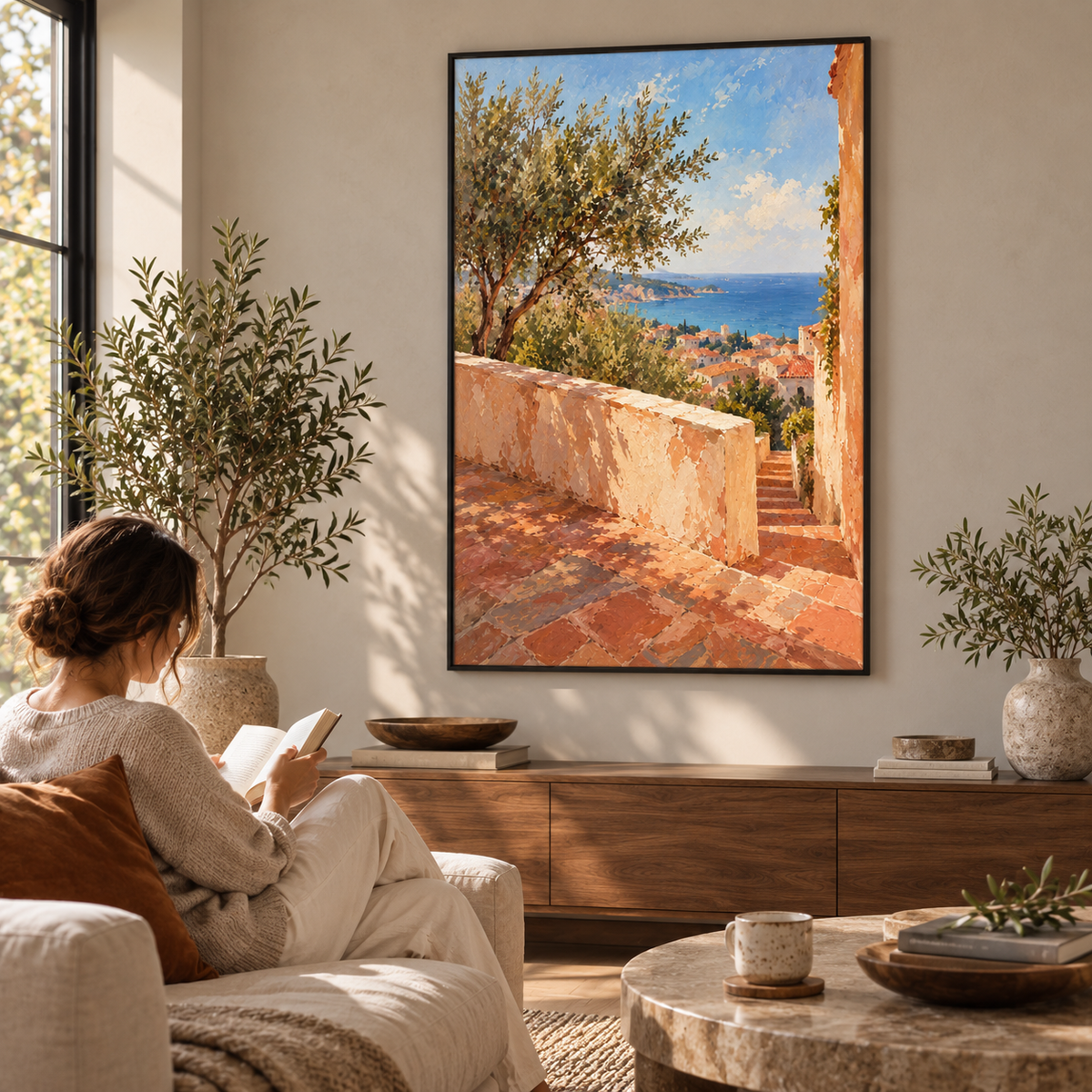 Warm Coastal Passage No.3 - Poster
