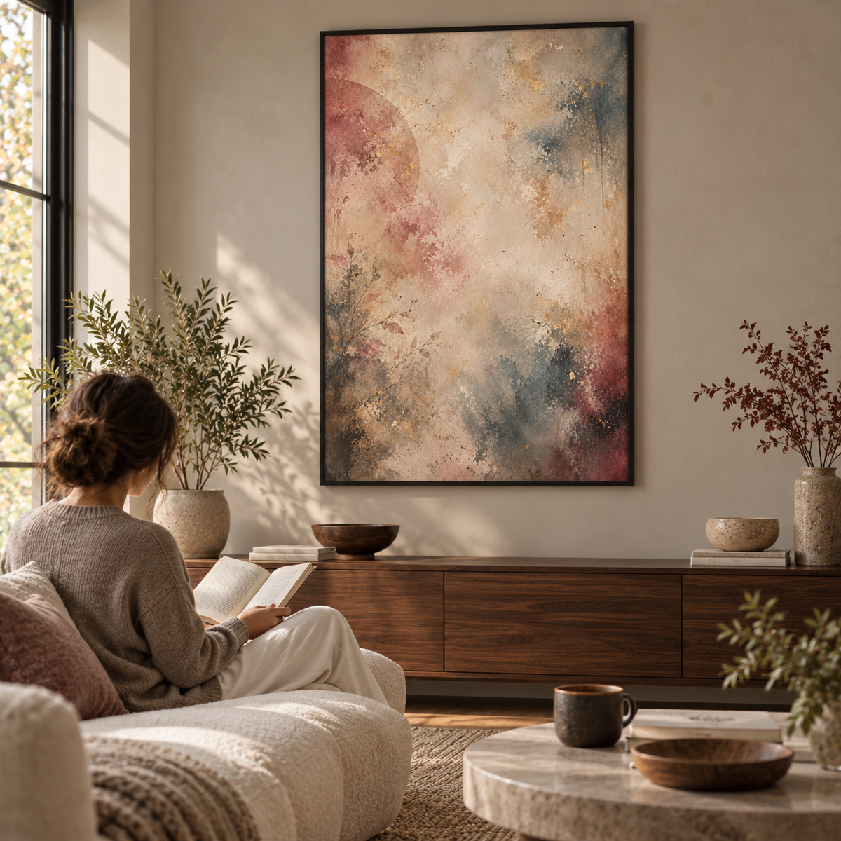 Sonho Floral Desbotado N.º 4 - Póster