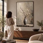 Plum Blossom on Stone - Poster ugc