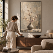 Plum Blossom on Stone No.3 - Poster ugc