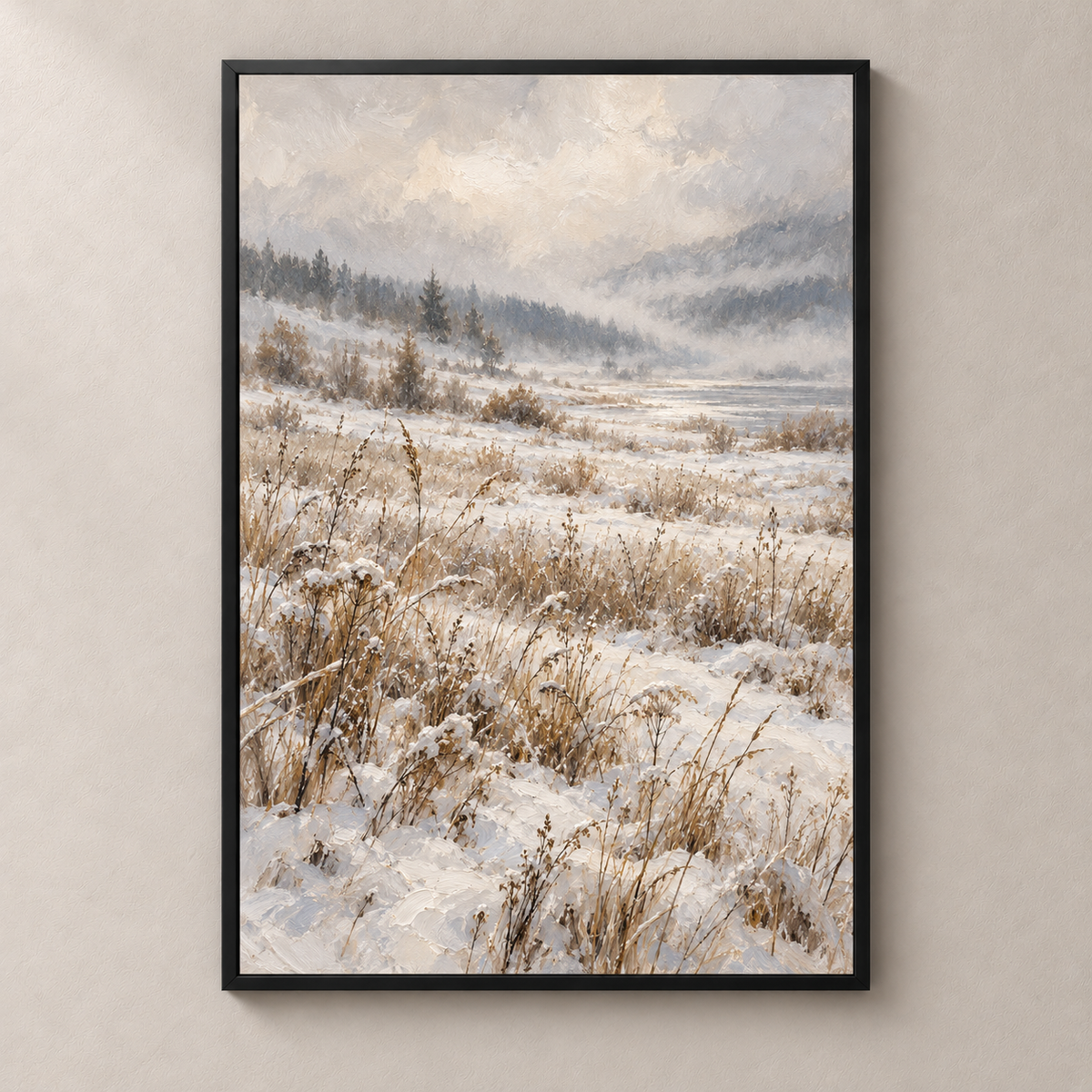 Onde o inverno permanece imóvel N.º 4 - Póster