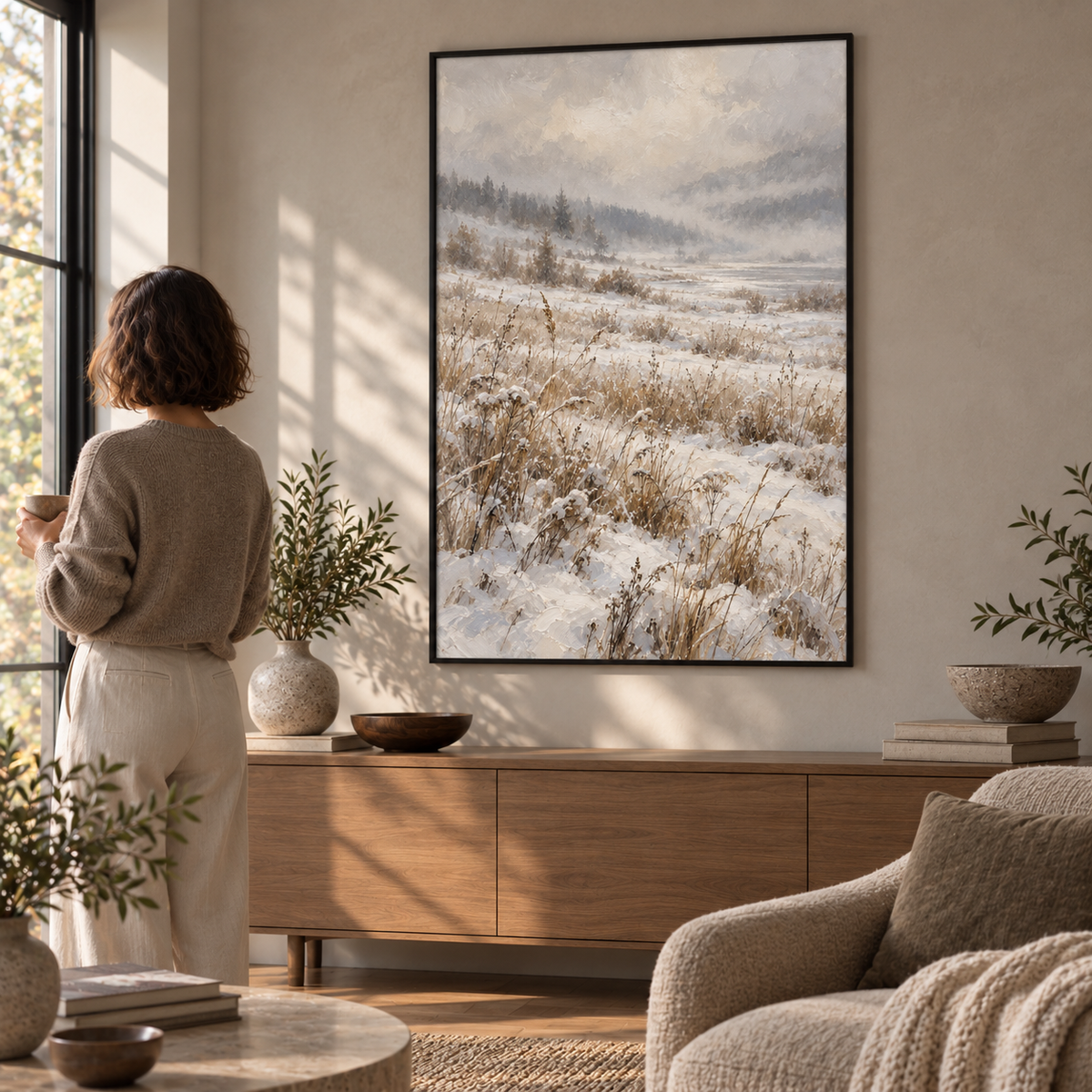 Onde o inverno permanece imóvel N.º 4 - Póster
