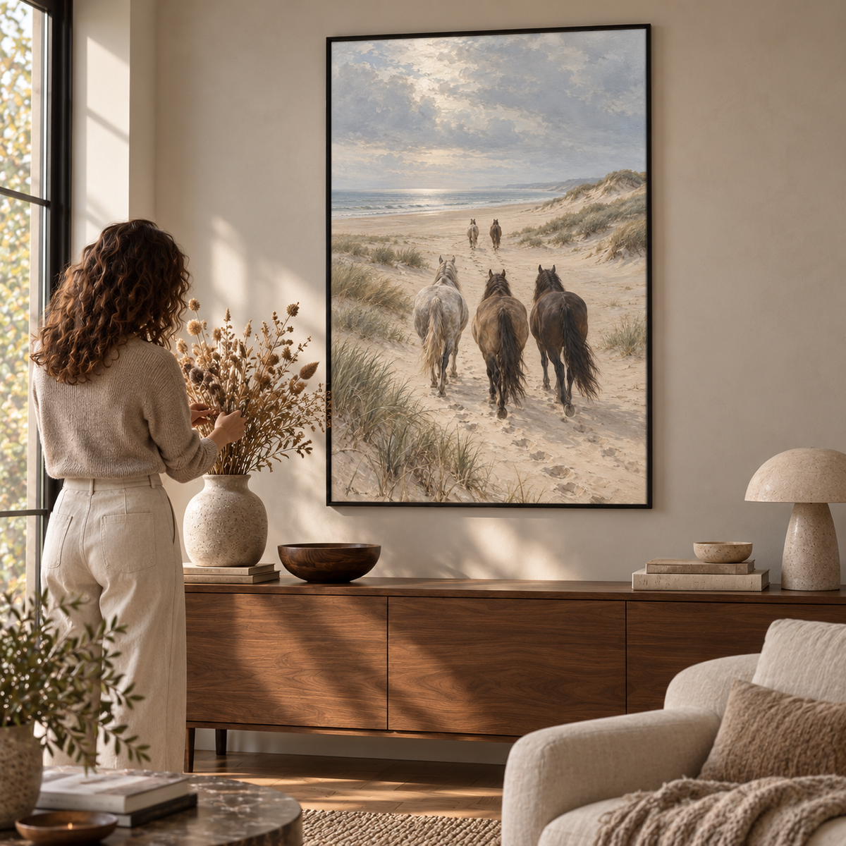 Where the Dunes Whisper - Poster