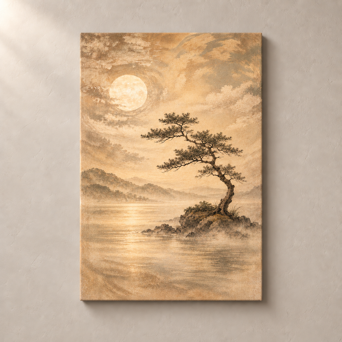Moonlit Pine No.3 - Canvas