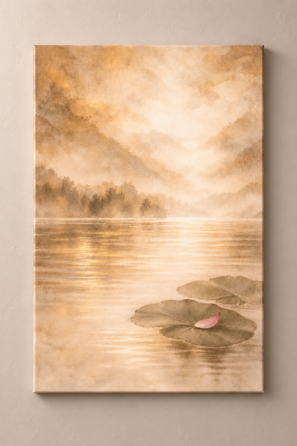 Lotus Path No.4 - Canvas