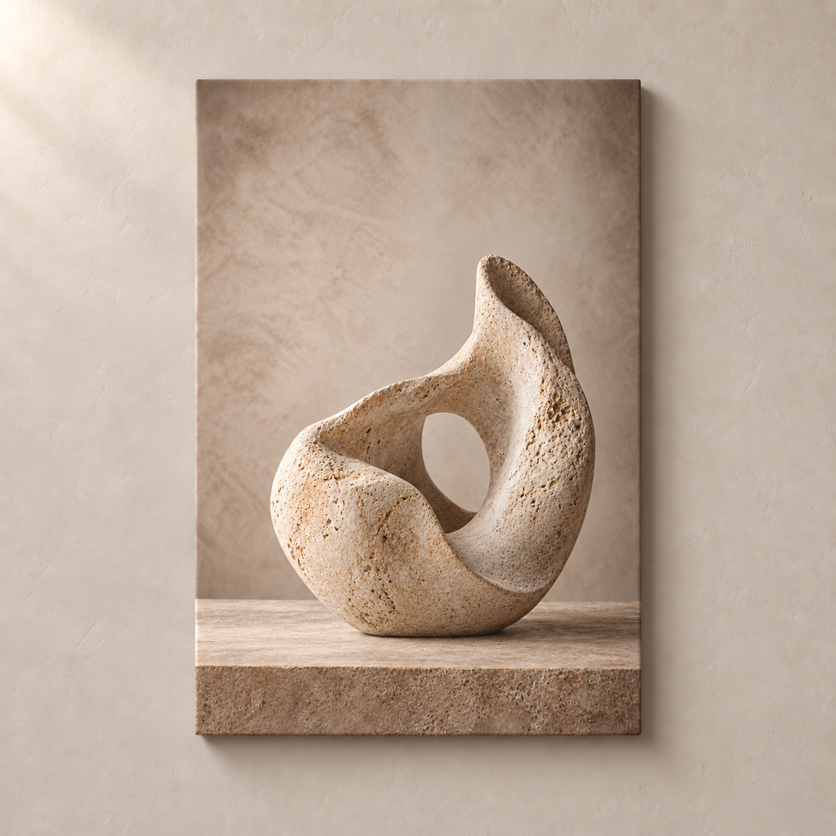 Rustic Nordic Zen No.3 - Canvas