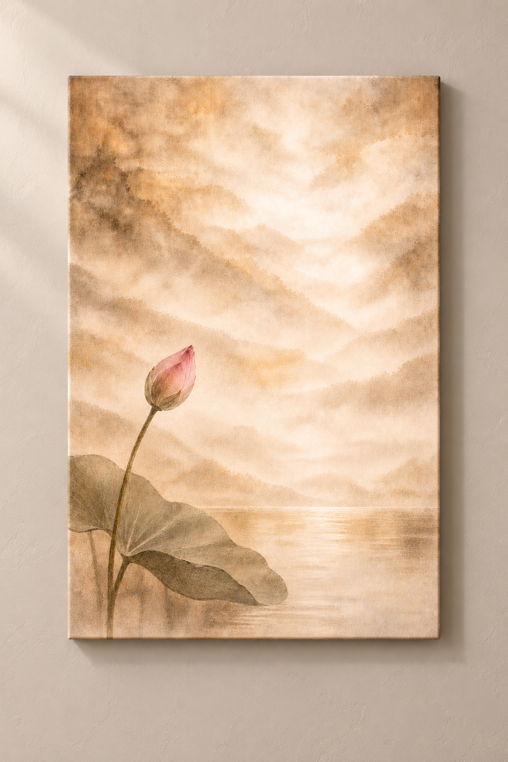 Lotus Path No.2 - Canvas